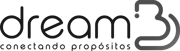 Logomarca da empresa Dream B em preto e branco